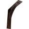 Ekena Millwork Morris Steel Bracket, Antiqued Copper 3"W x 14"D x 14"H BKTM03X14X14MOACO - alternate 1